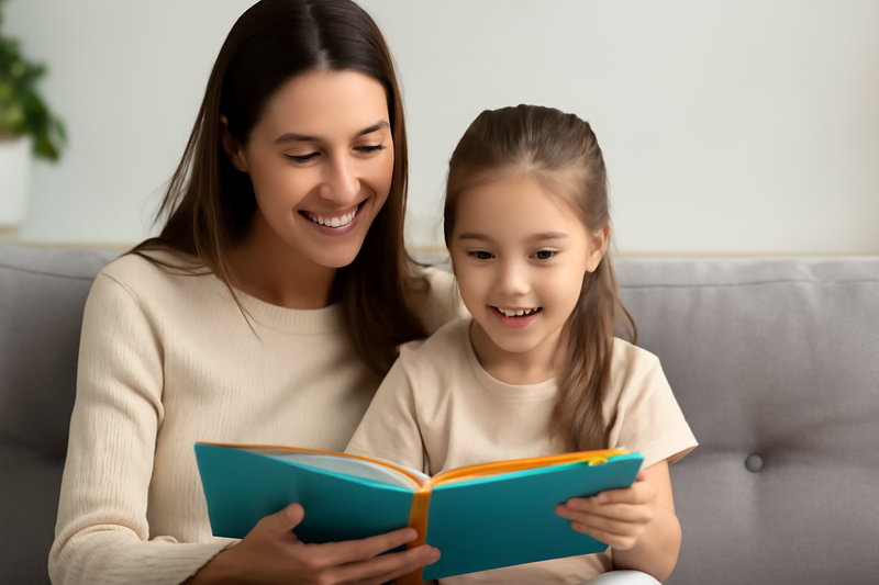 Parent and child reading